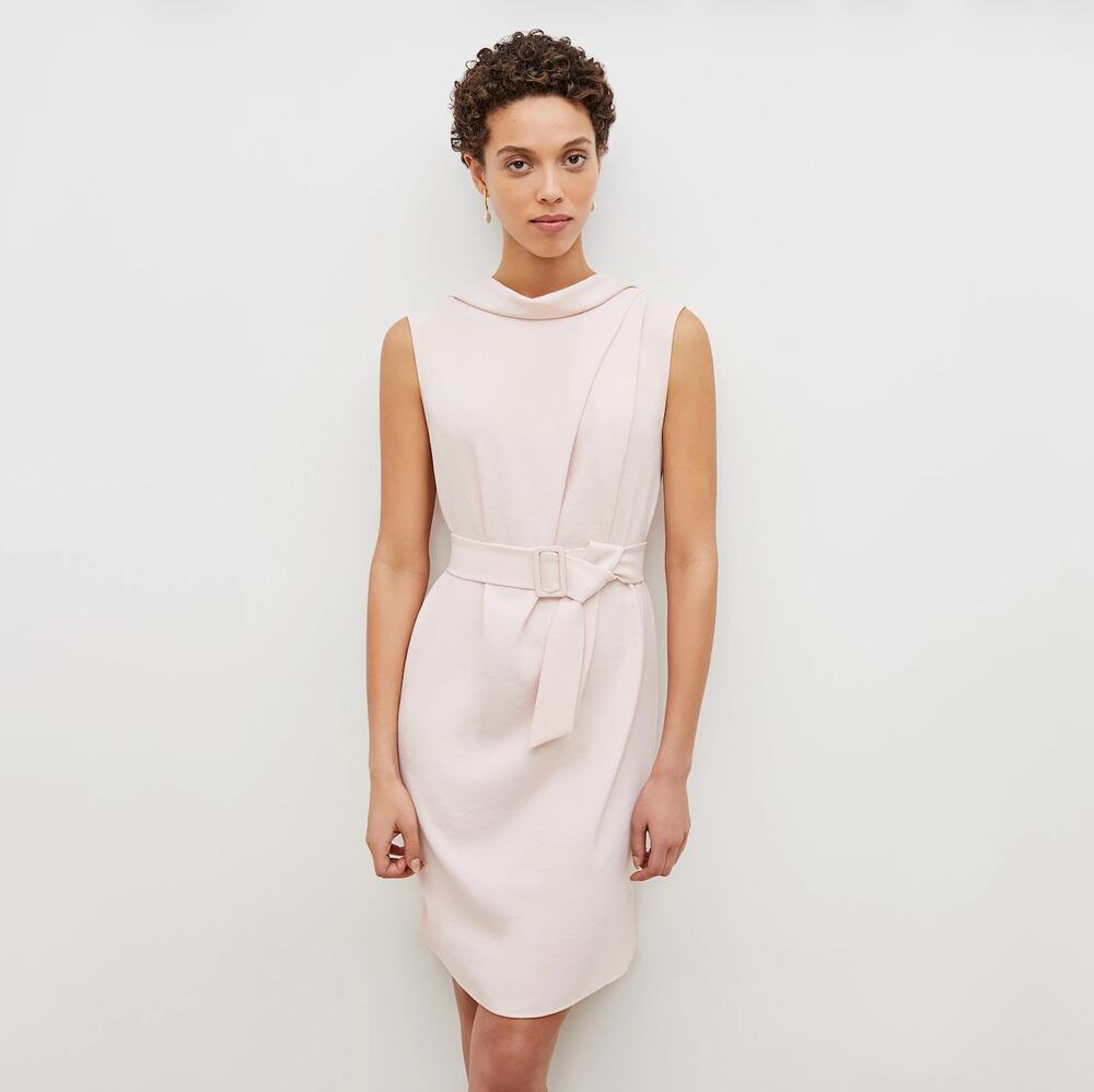 M.M. LaFleur The Joslyn Dress in Peony Pink Office Siren Professional Size 12